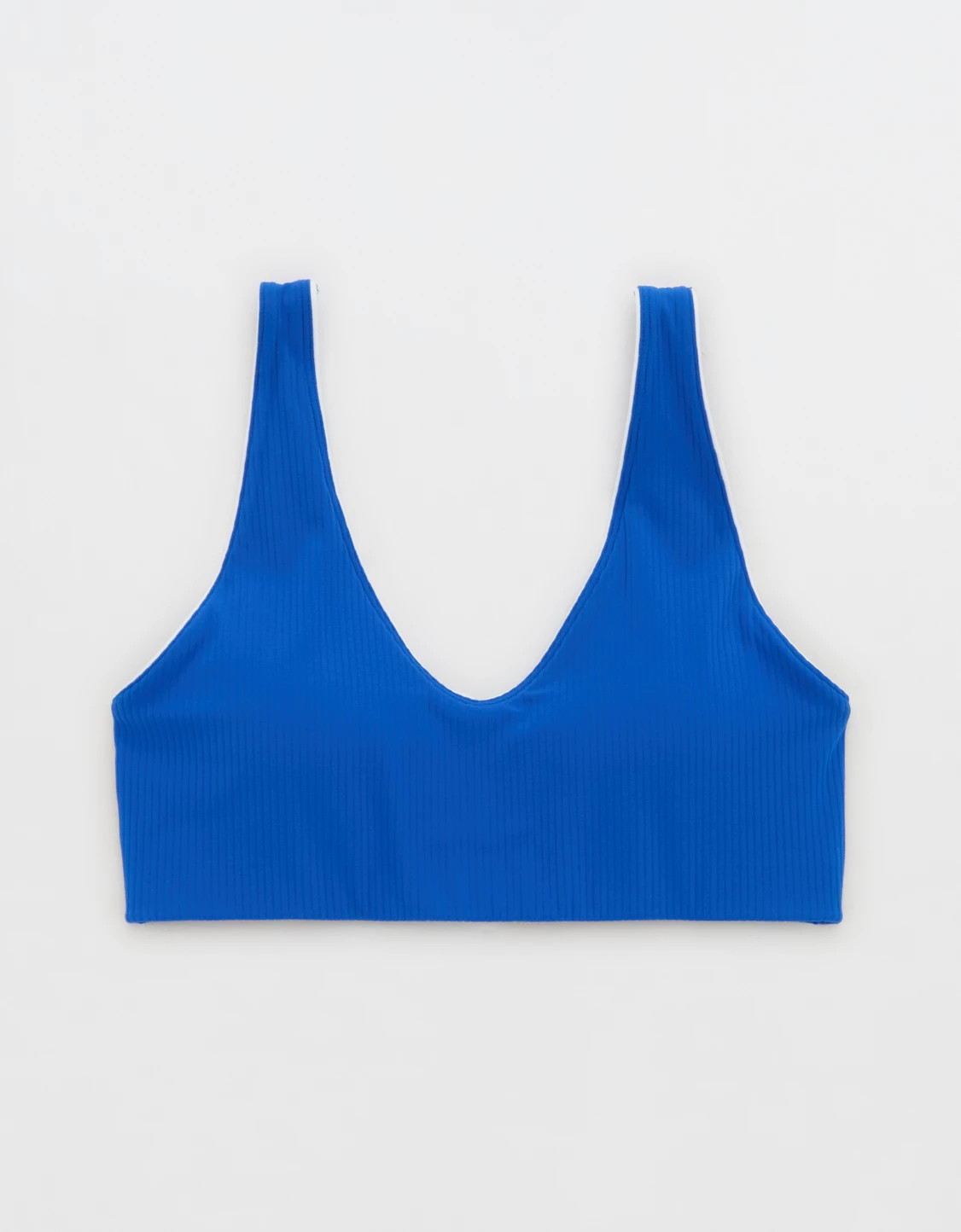 OFFLINE By Aerie Real Me XTRA Rib Piping Sports Bra | Aerie