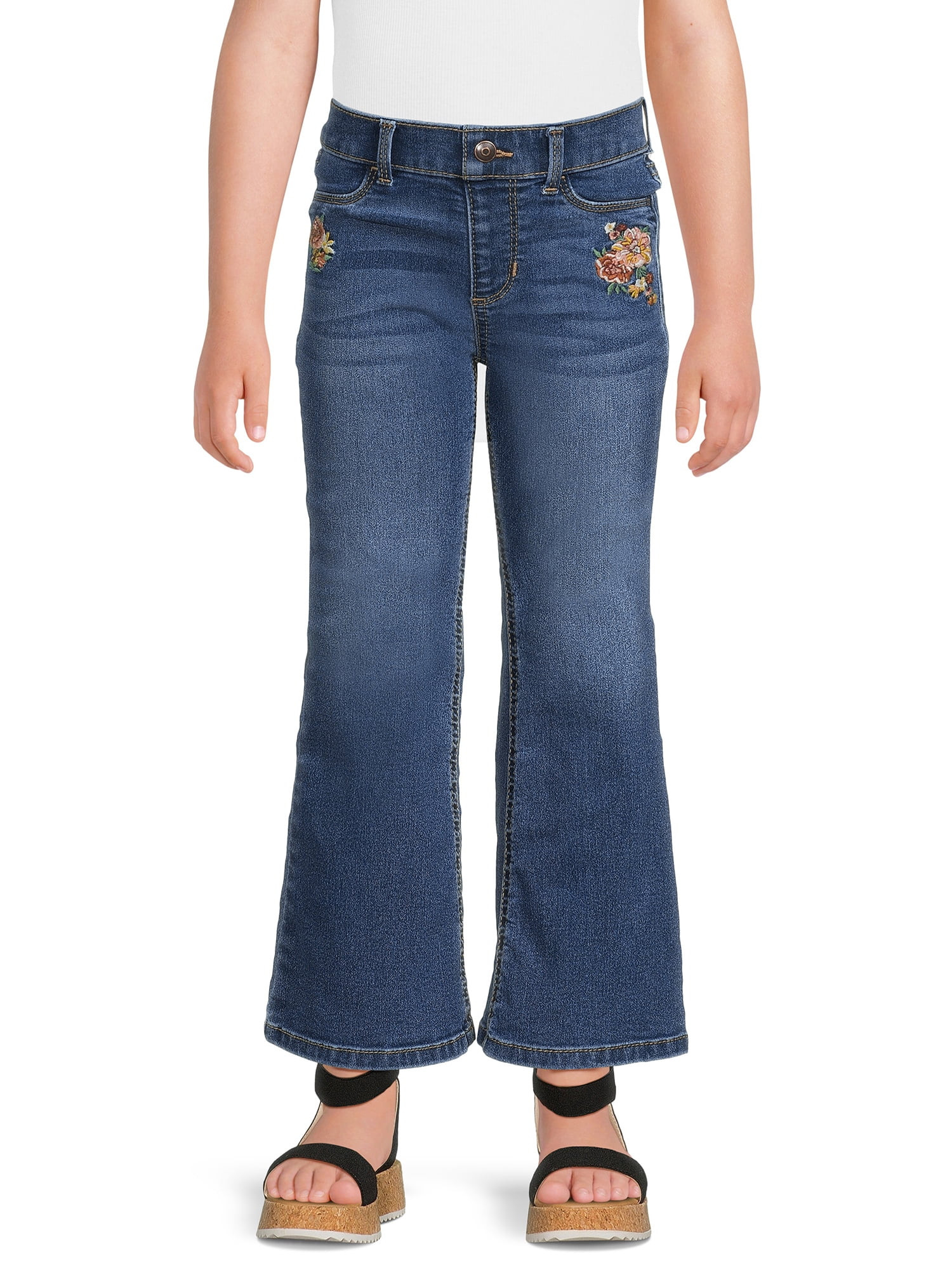 Wonder Nation Girls Flare Jeggings, Sizes 4-18 & Plus - Walmart.com | Walmart (US)