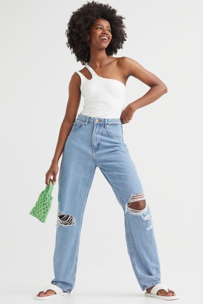 90s Baggy Ultra High Waist Jeans | H&M (US)