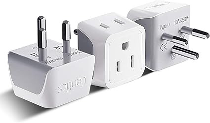Ceptics Thailand Travel Adapter with Dual Usa Input (Type O) Ultra Compact - 3 Pack - Safe Ground... | Amazon (US)