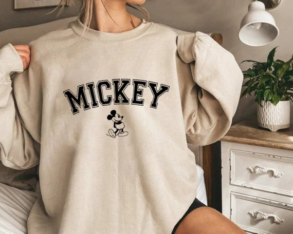 Vintage Mickey Sweatshirt Disney Crewneck Sweatshirt Disney | Etsy | Etsy (US)