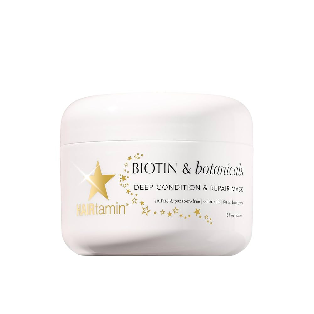 HAIRtamin Hair Conditioner - Biotin & Botanicals Deep Conditioning Mask for Dry, Damaged, Bleache... | Amazon (US)