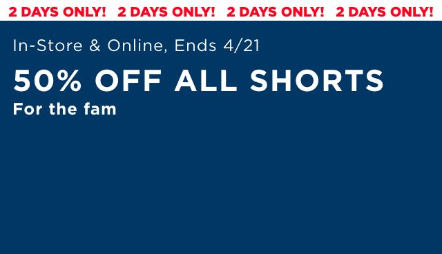 30% Sitewide, 50% Off Shorts  | Old Navy (US)