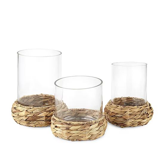 Liz Claiborne Coastal Seaglass Hurricane Candle Holder Collection | JCPenney