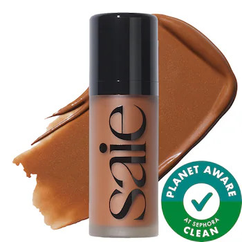 Dew Bronze Soft-Focus Sculpting Liquid Bronzer - Saie | Sephora | Sephora (US)