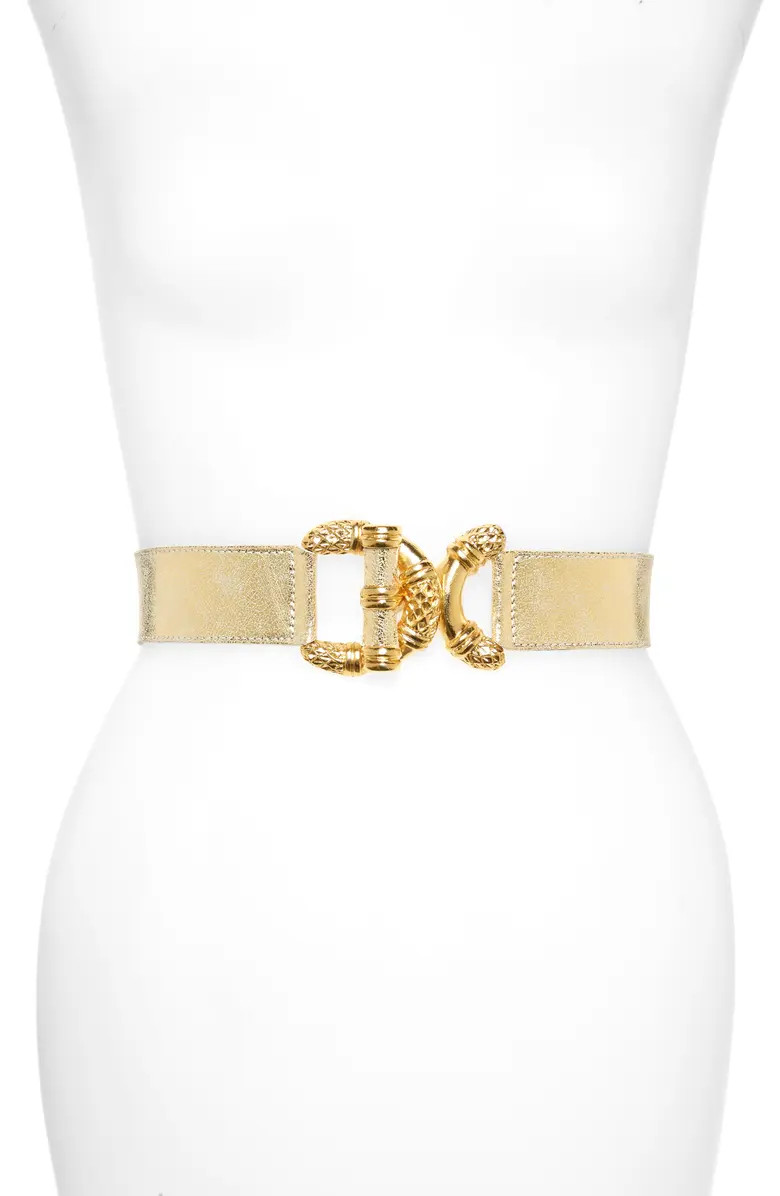 Raina Viper D-Ring Buckle Leather Belt | Nordstrom | Nordstrom