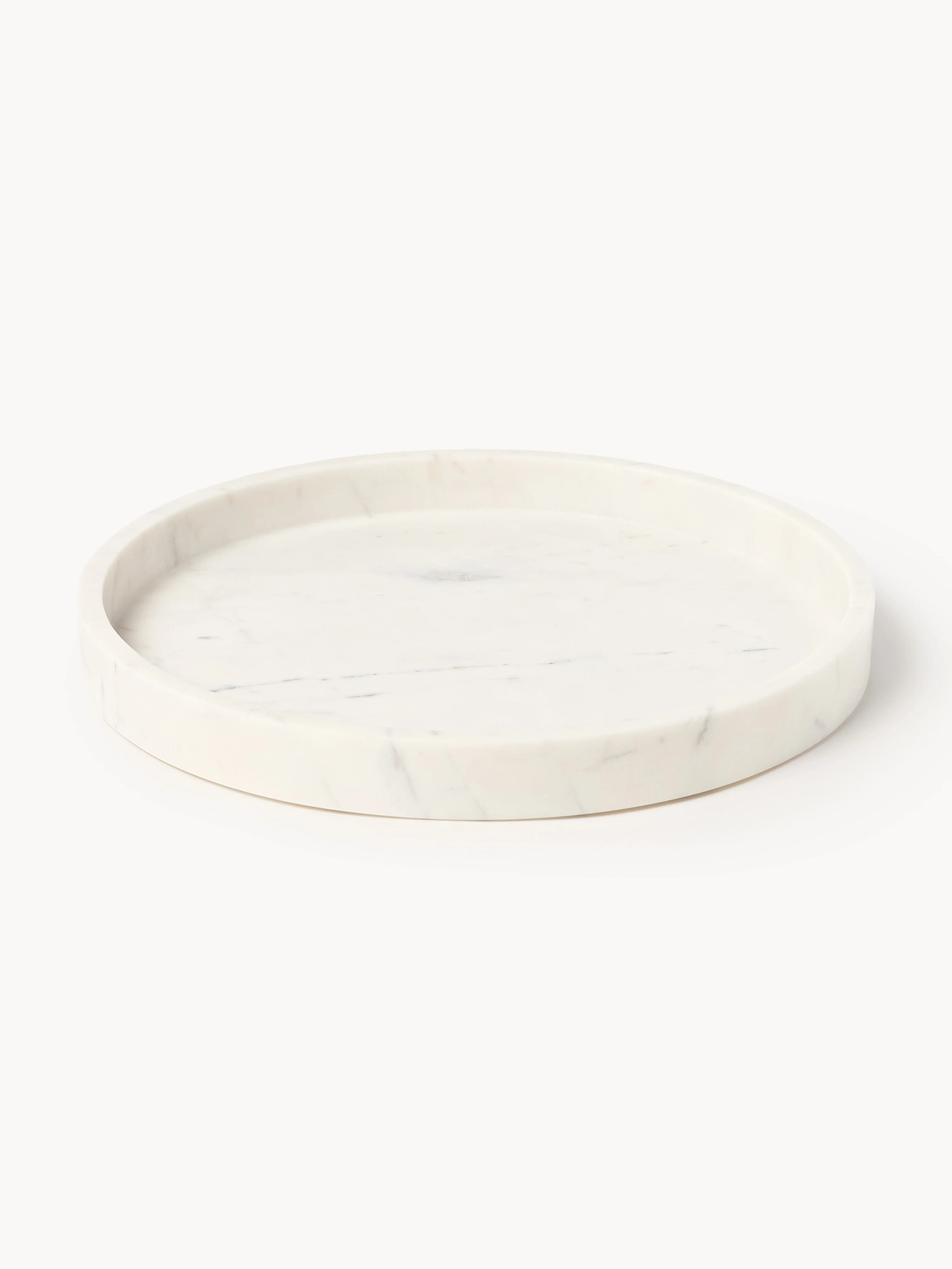 Decorative Marble Tray Venice, Ø 35 cm | Westwing EU