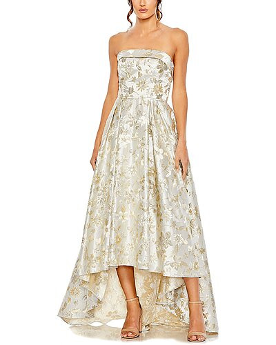 Embroidered High-Low Gown | Gilt & Gilt City