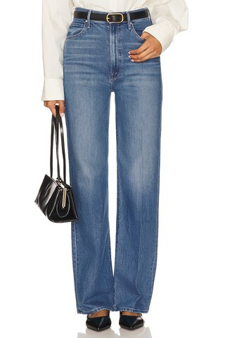 MOTHER High Waisted Tunnel Vision Sneak Jeans in Field Trip from Revolve.com | Revolve Clothing (Global)