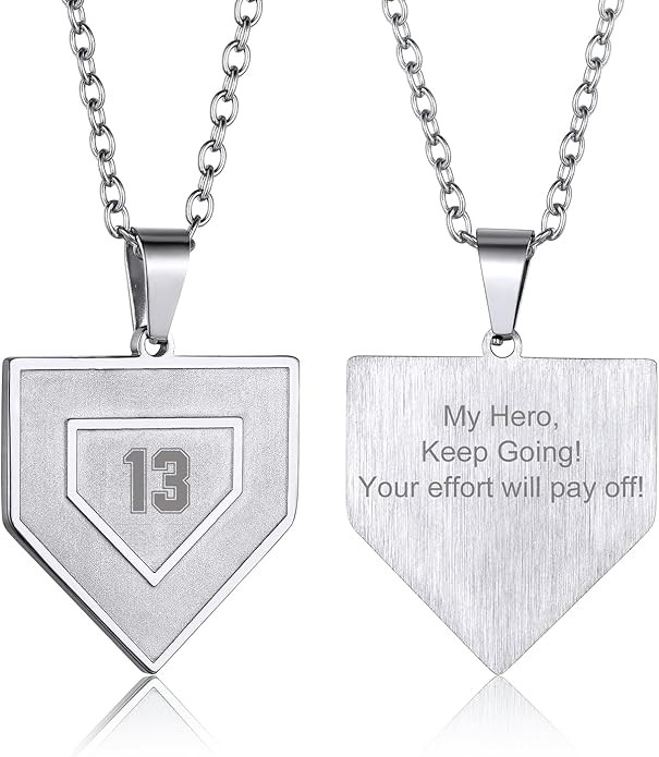 GOLDCHIC JEWELRY Sport Necklaces for Men Teen, Football Baseball Soccer Basketball Softball Neckl... | Amazon (US)