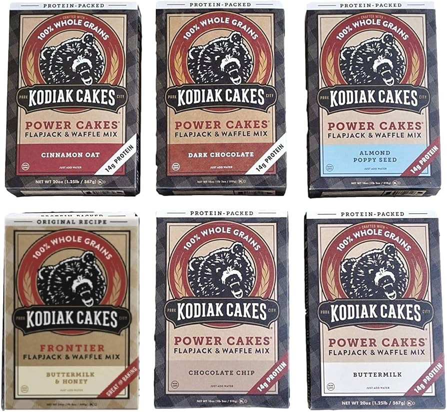 Kodiak Cakes Pancakes 6 Unique Flavors - Try Them All | Amazon (US)