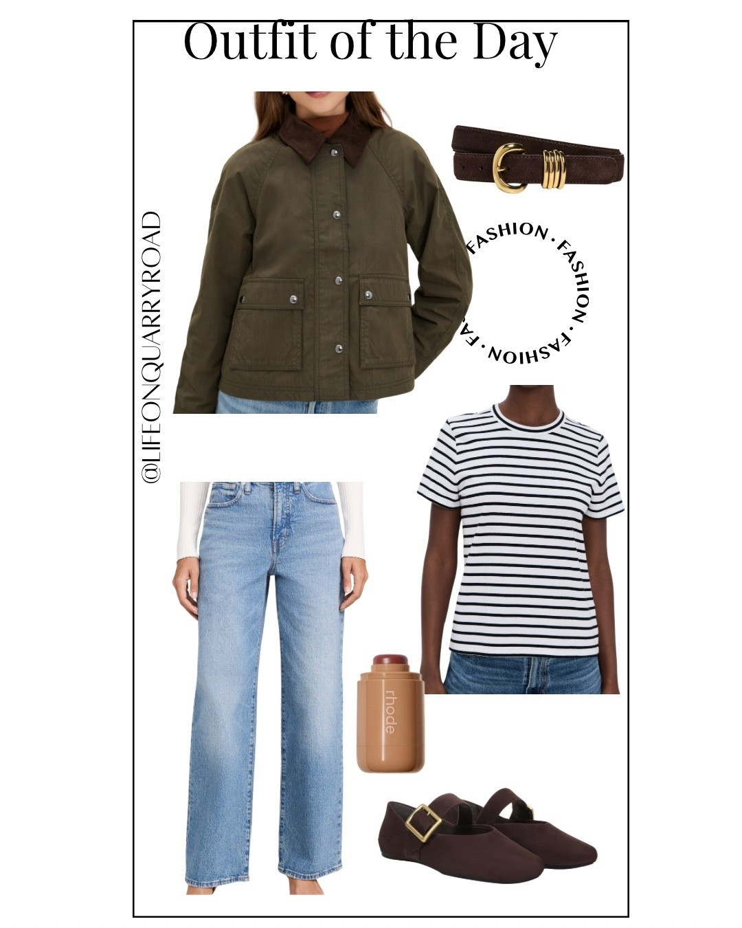 Transition into spring with these essentials. ￼@Madewell 
@Shopbop 
@Sephora 

#LTKootd #LTKOver40 #LTKBeauty