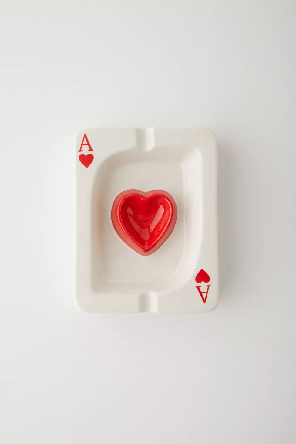 A Shop Of Things Ace Of Hearts Ashtray | Urban Outfitters (US and RoW)