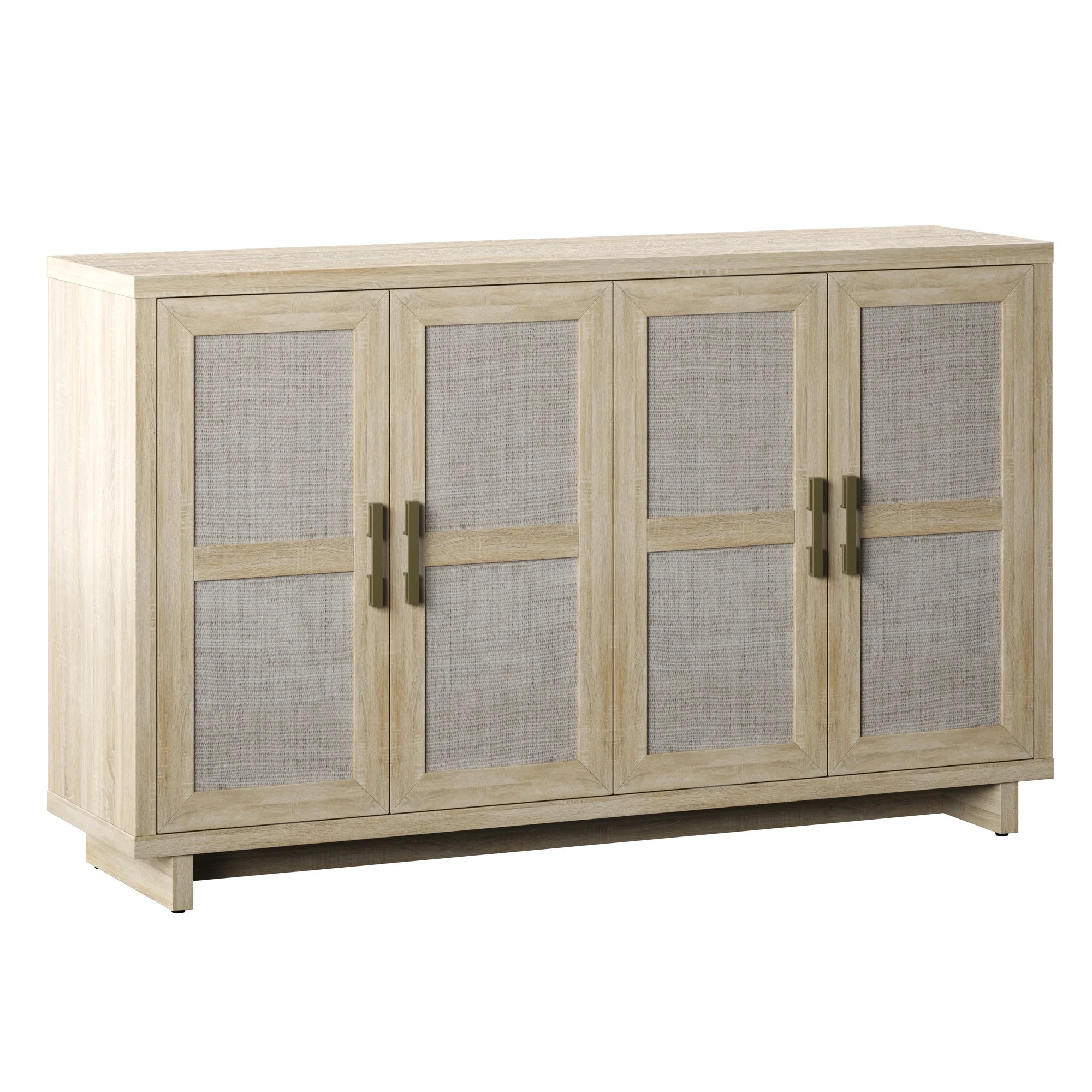 Coastal Sideboard with Linen Inspired Accents | Walmart (US)