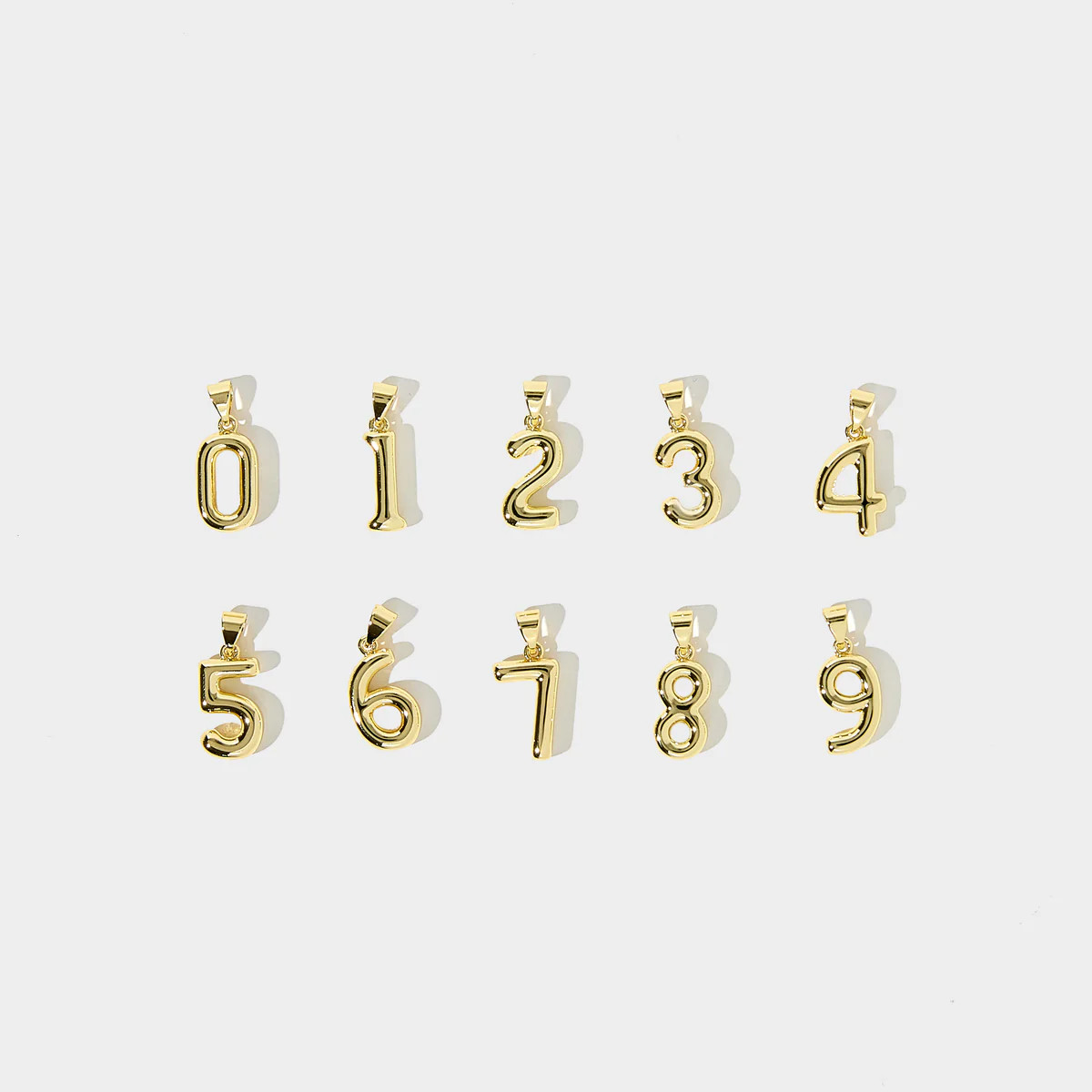 Bubble Number Charms | Allie + Bess