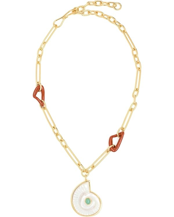 Lizzie Fortunato Women's Sirena Shell Necklace | Amazon (US)