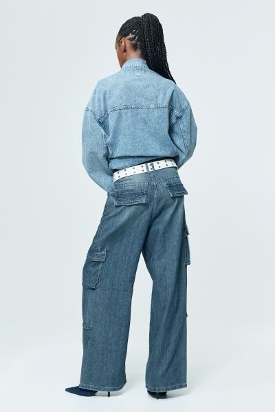 Wide High Cargo Jeans | H&M (US + CA)