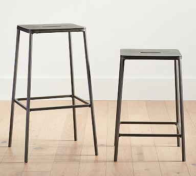 Duke Metal Bar & Counter Stool | Pottery Barn (US)