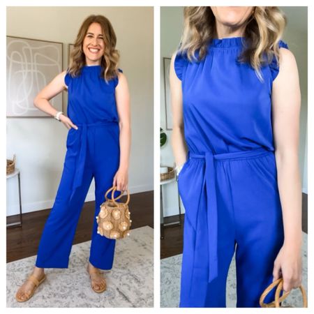 Amazon dressy jumpsuit tts small with minimalist toe ring sandals (Ancient Greek look for less) #amazonfashion 

#LTKunder100 #LTKunder50 #LTKstyletip