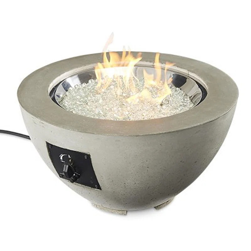 Cove Concrete Propane/Natural Gas Fire Pit | Wayfair North America