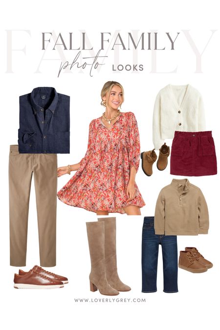 Fall family photo outfit ideas! I wear a S in the floral dress! A fall must have 👏 use code: HBDLOVERLY20 for 20% off! 

Loverly Grey, fall outfit ideas

#LTKSeasonal #LTKsalealert #LTKfamily