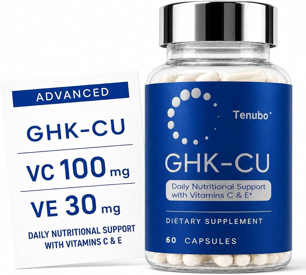 GHK-CU Copper Peptide Capsules for Hair Skin Beauty Antioxidant Support | Amazon (US)