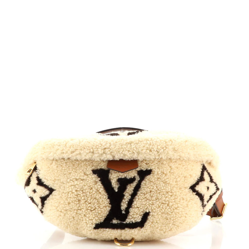 Bum Bag Monogram Giant Teddy Fleece | Rebag