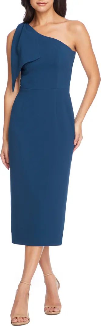 Dress the Population Tiffany One-Shoulder Midi Dress | Nordstrom | Nordstrom