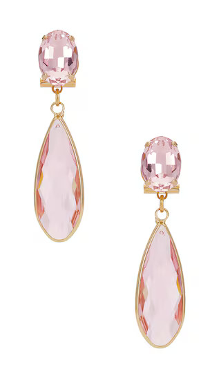 Omega Clasp Mono Colour Drop in Pink & Gold | Revolve Clothing (Global)