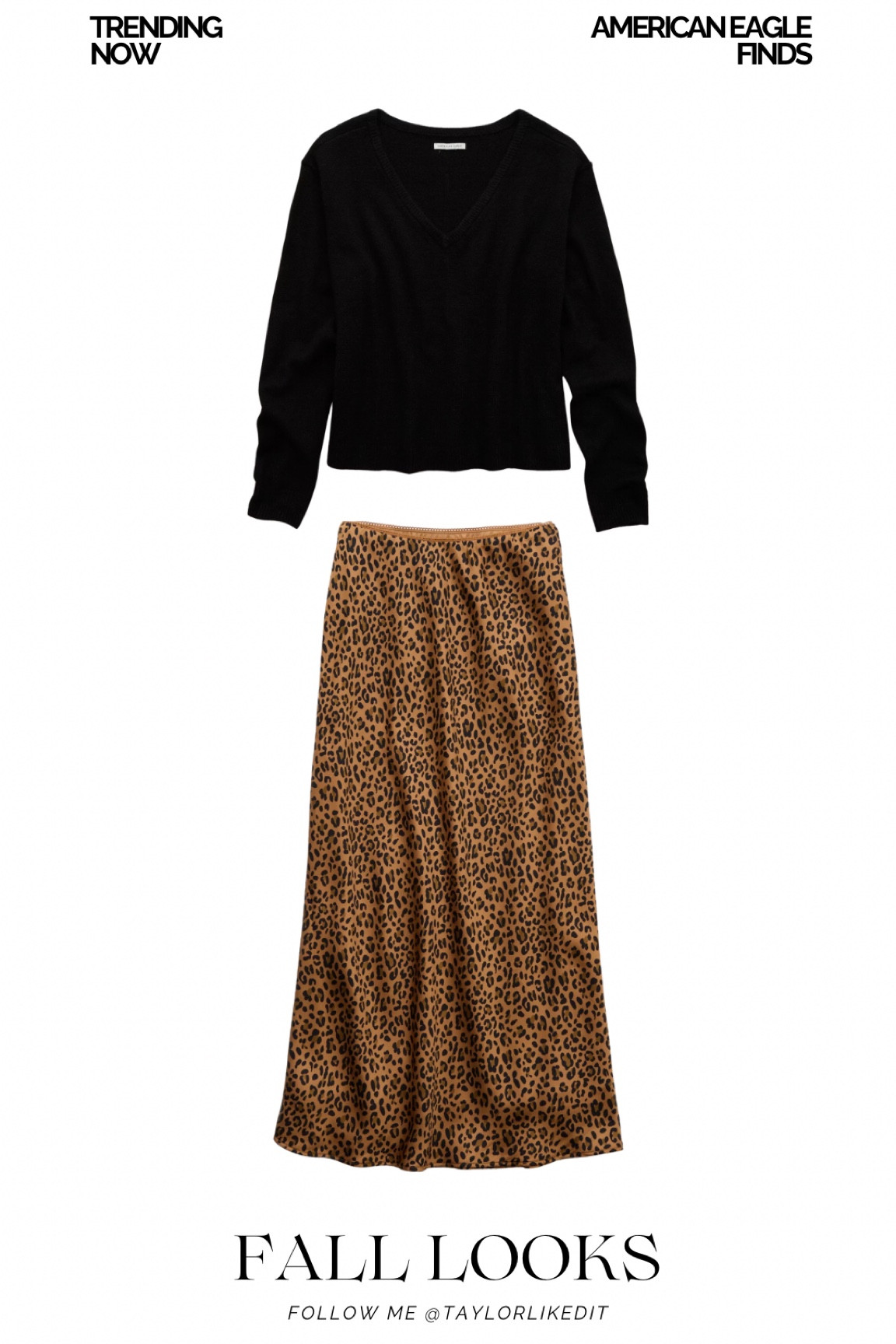 LOVE maxi skirts with sweaters for fall! This is such an effortless look that looks cozy and chic!

#fallfashion #falllook #americaneagle