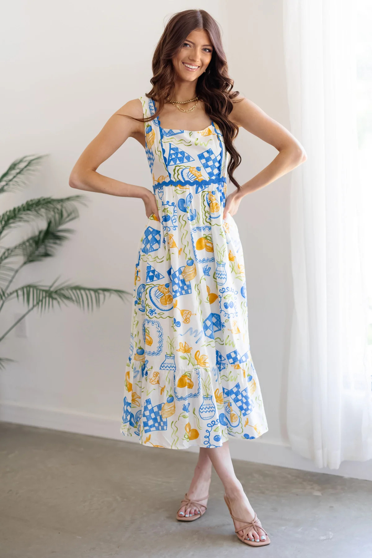 Sienna Dress - Blue | Landry Kate