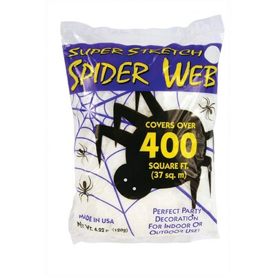 Fun World 400 Sq Ft Super Stretch Spider Web | Lowe's