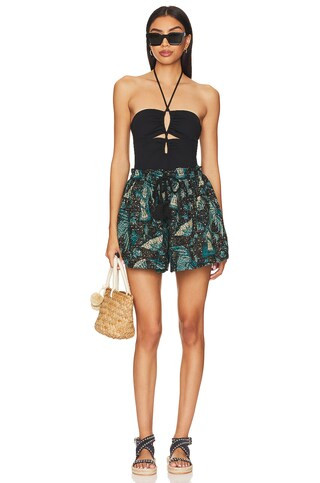 Ulla Johnson Bijou Shorts in Midnight Jade from Revolve.com | Revolve Clothing (Global)