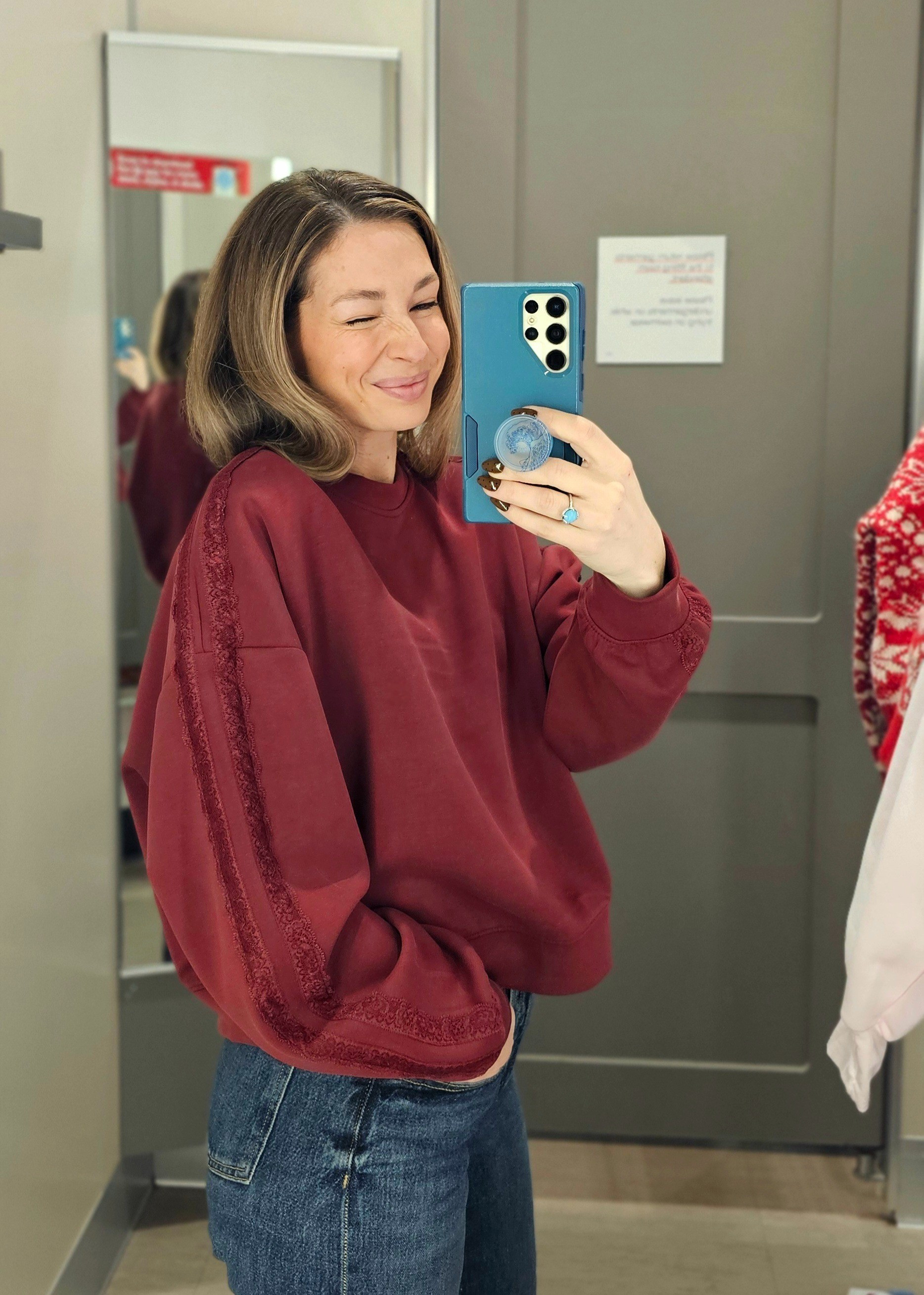 LOVE this sweatshirt. Wearing a small ✨️

#LTKootd