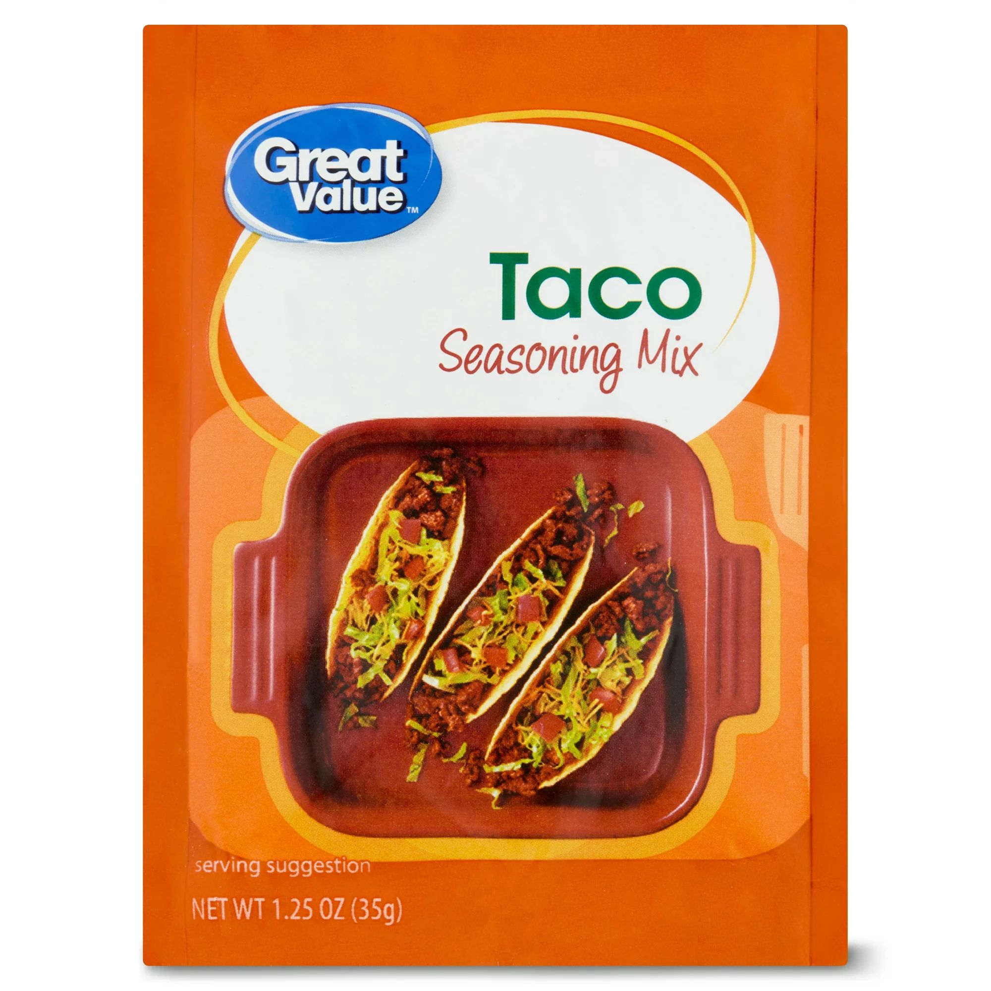 Great Value Taco Seasoning Mix, 1.25 oz | Walmart (US)