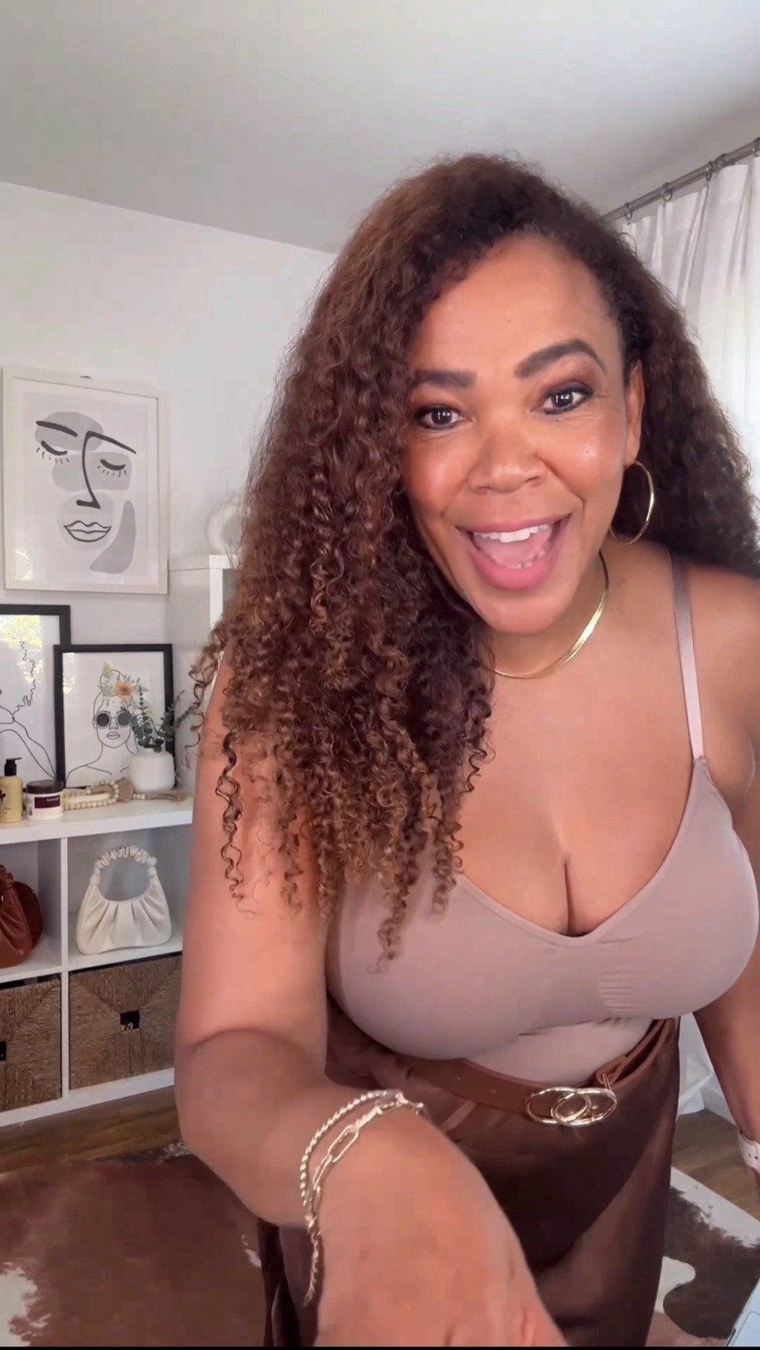 This shapewear is doing the shaping! Got it in a 2xl/3xl.

This is from my weekly shopping 🛒 @amazonlive livestream show 📺 on my @amazon storefront.  Go to the link 🔗 in bio to follow me on Amazon and to get notifications of when I go live!

#LTKOver40 #LTKMidsize #LTKootd