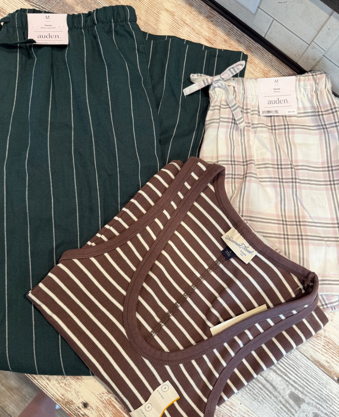 What I got at target today!
Pj pants and shorts & everyday tank 