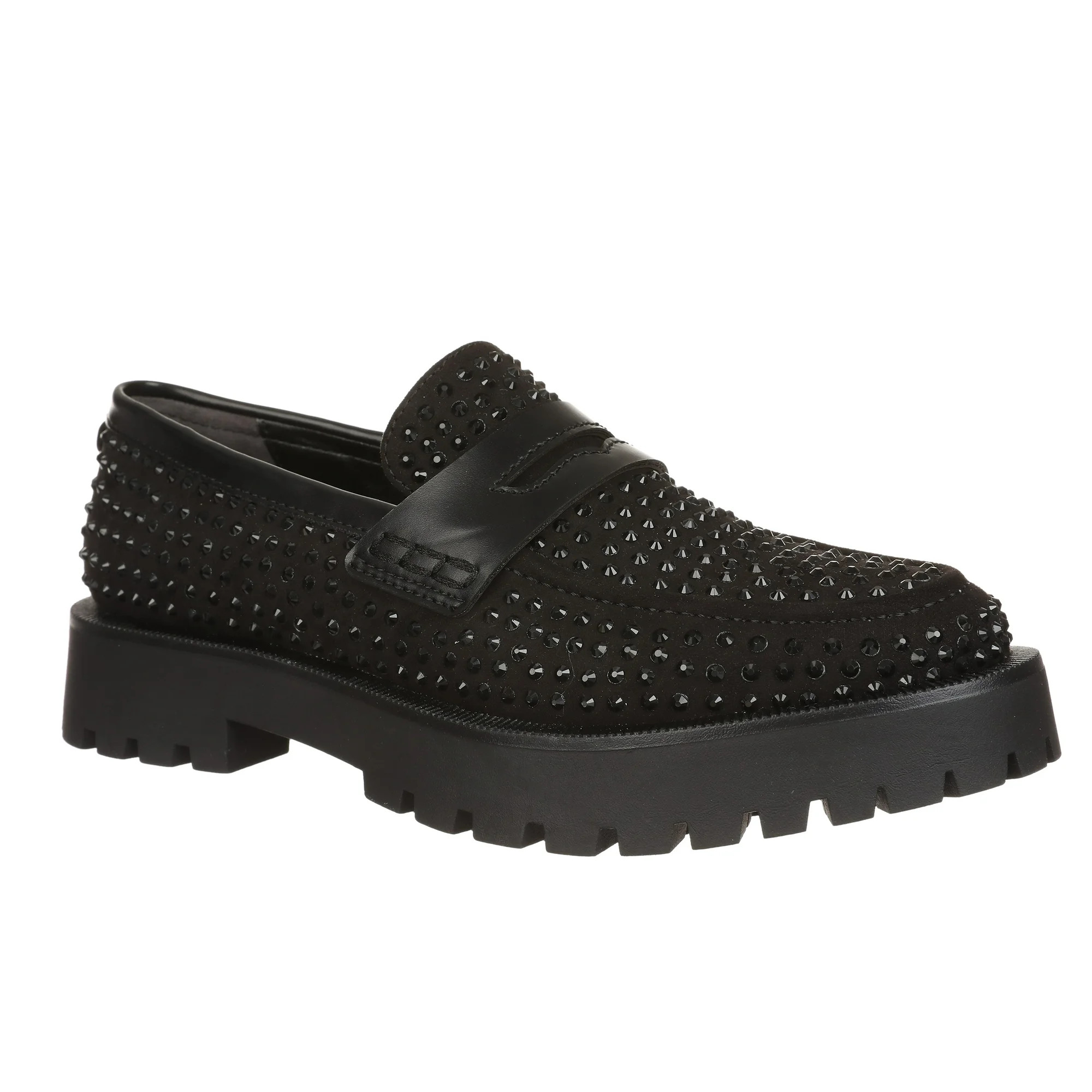 Sam & Libby Women's Ravena Glitz Lug Sole Loafer | Walmart (US)