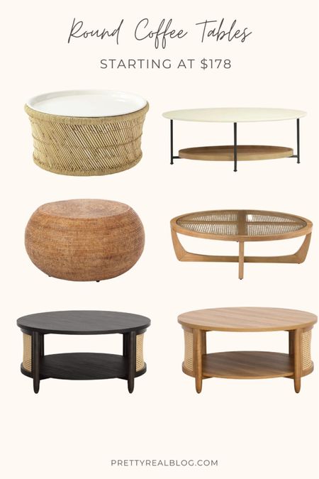 Round coffee tables, woven coffee tables, rattan coffee tables, coffee table with storage, oval coffee table, large coffee table

#LTKHome