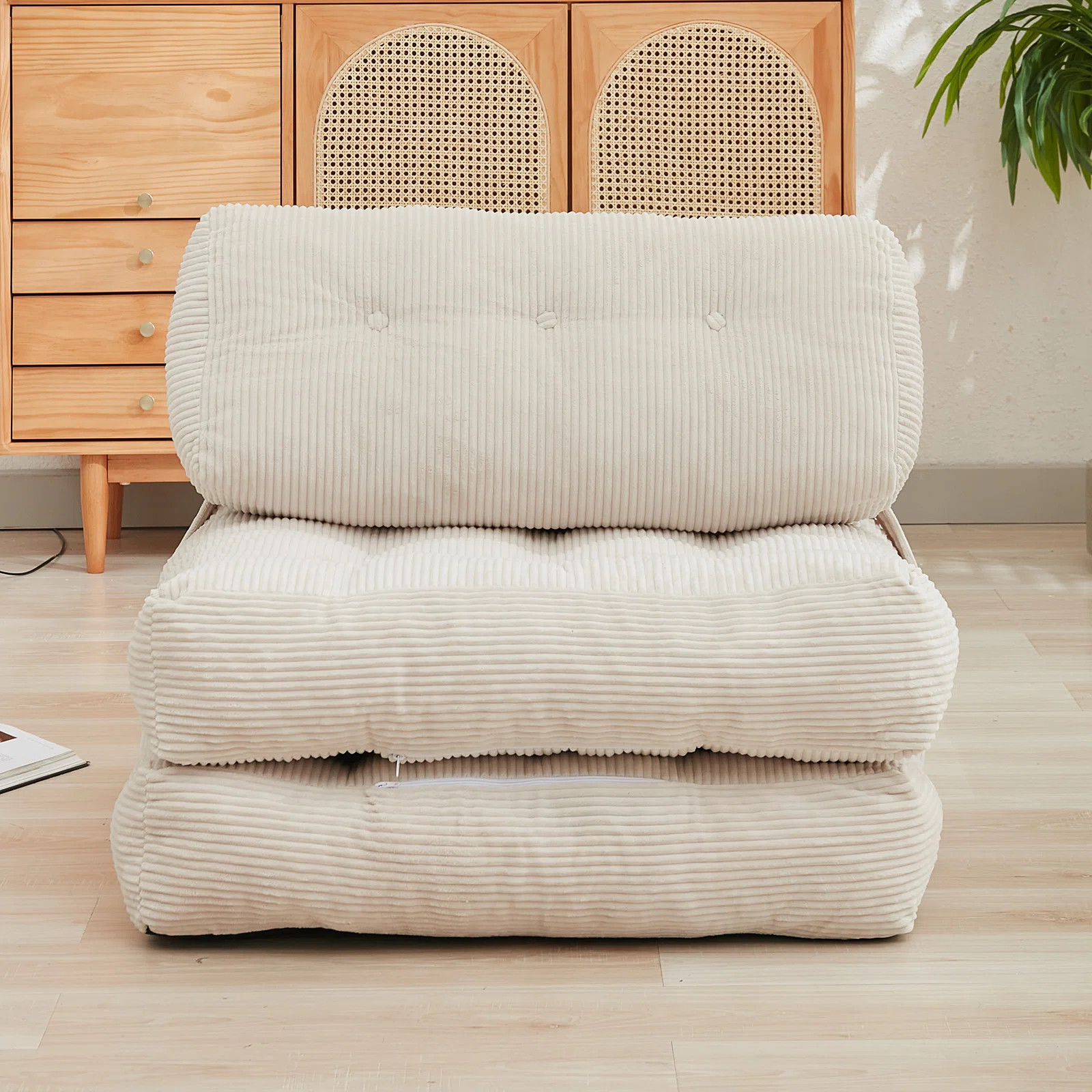 Mjkone Folding Sofa Bed, Convertible Sleeper Chair With Pillow & Back Support, Portable Fold Out ... | Wayfair North America
