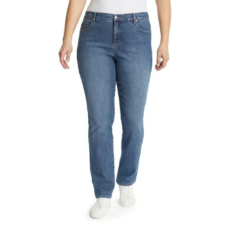 Gloria Vanderbilt Women s Plus Size High Rise Amanda Jean 28 Inseam | Walmart (US)