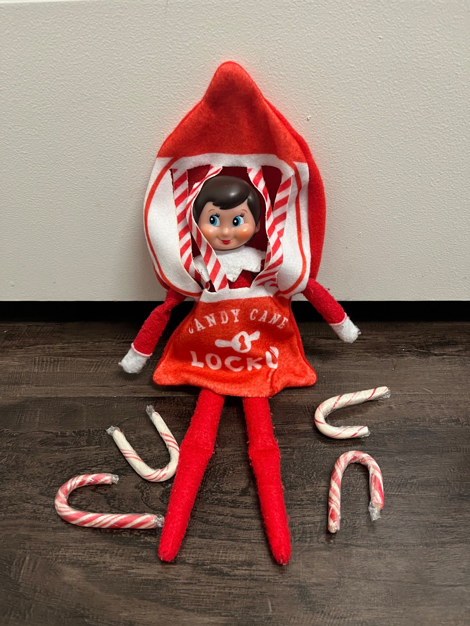 Elf on the shelf idea! Our elf Jovi was in candy cane jail and brought our favorite YumEarth candy canes!

#LTKmomlife #LTKHoliday #LTKKids