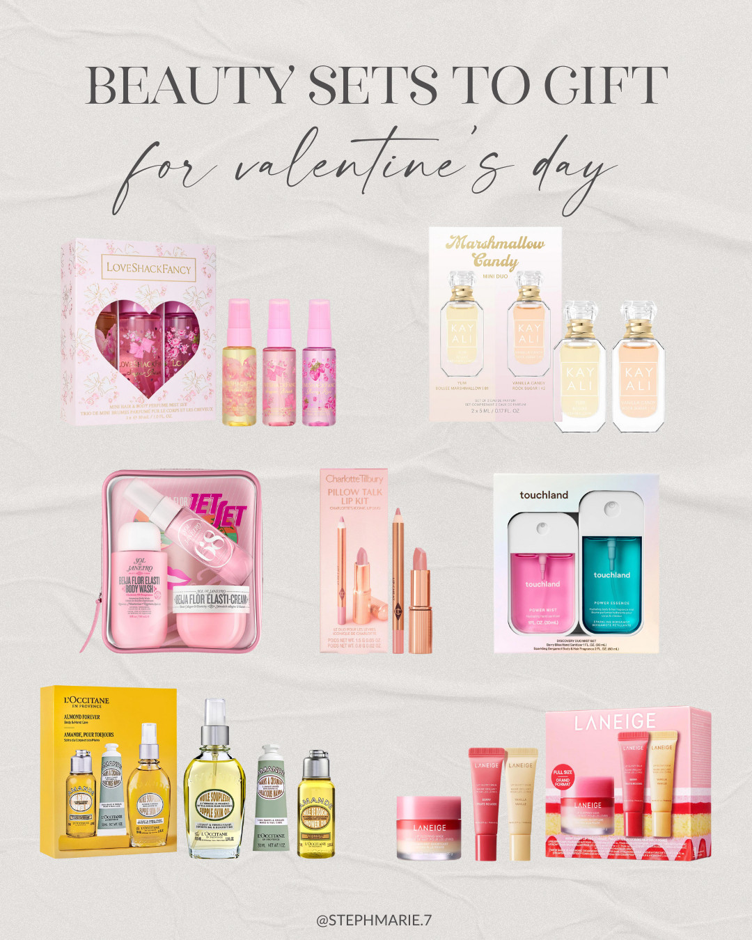 The best beauty sets to gift this Valentine's Day! These also make a great add-on gift or can be separated for multiple gifts!  

 #LTKValentine #LTKBeauty