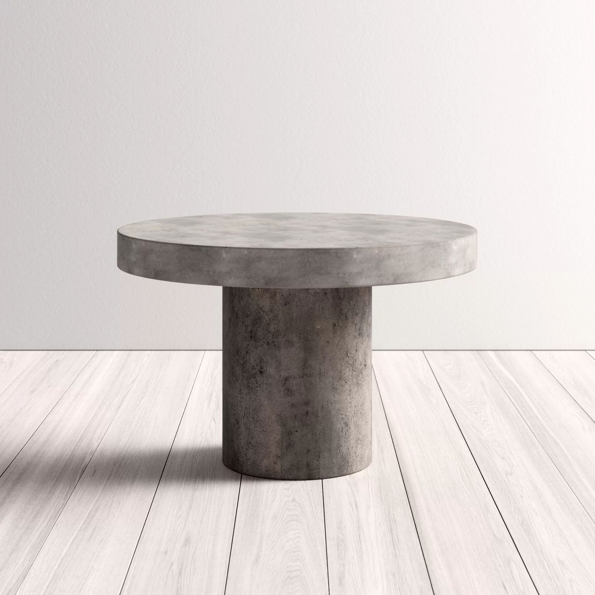Georgia 47'' Concrete Pedestal Dining Table | Wayfair North America