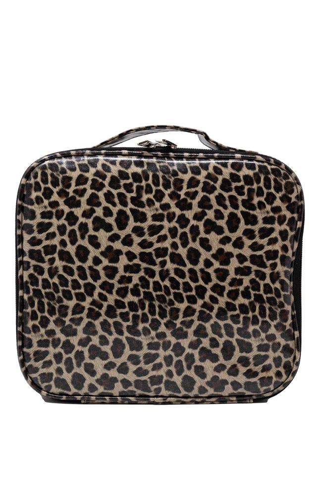 No Time To Spare Animal Print Makeup Bag FINAL SALE | The Pink Lily Boutique