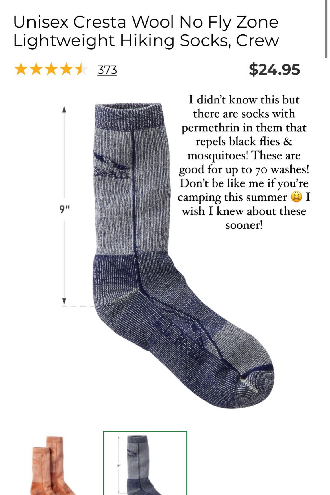 I got 12 mosquito bites on 1 foot camping - prob 20 between both feet I wish I knew about these!! 

#LTKActive #LTKSeasonal