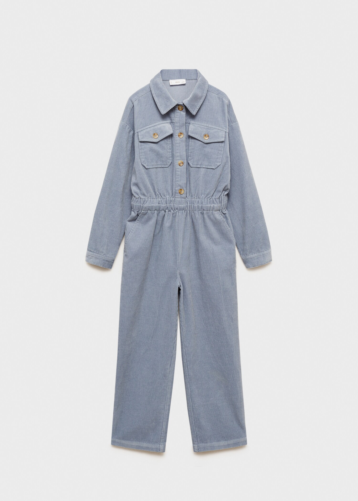 Corduroy long jumpsuit - Kids | MANGO USA | MANGO (US)