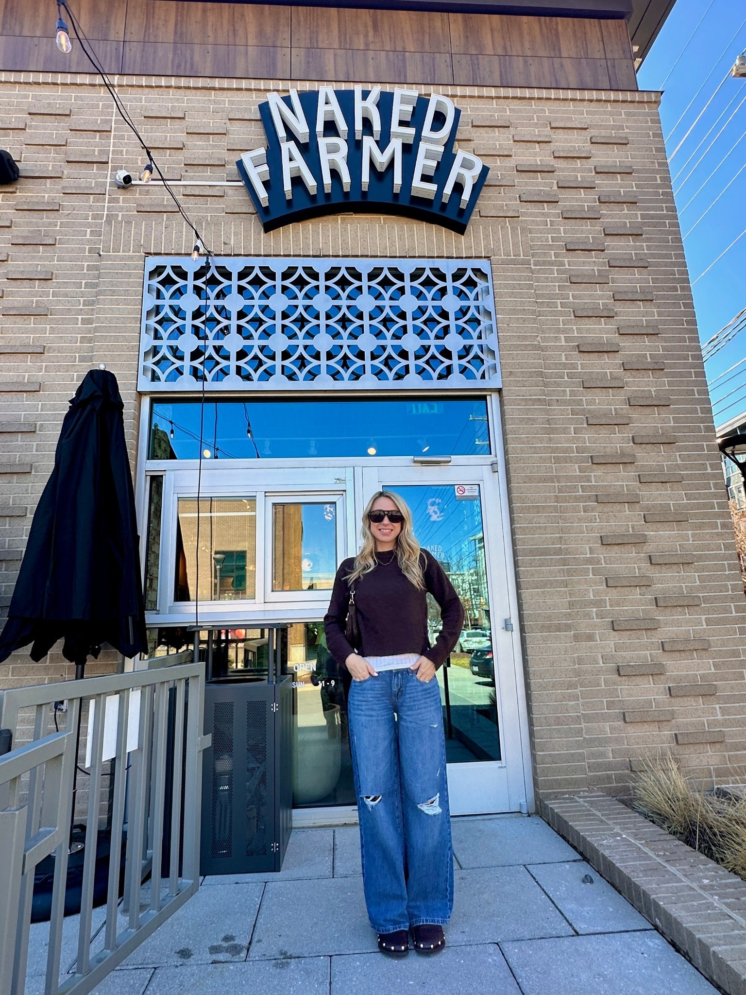 I own these jeans in two styles 👖 These dark ones with the rip and a light wash with no rip. I am wearing size 2 for reference which is pretty true to size for me in this brand! Happy weekend! #jeans #ltkunder50 #denim

#LTKootd #LTKdayinmylife