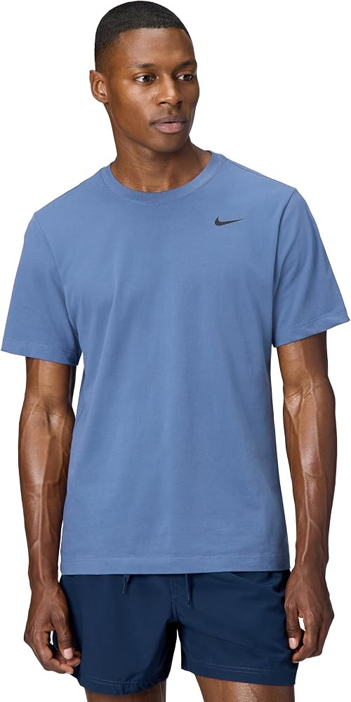 Amazon.com: Nike Men's Dri-Fit Fitness T-Shirt, Diffused Blue/Black, X-Large : Clothing, Shoes & ... | Amazon (US)