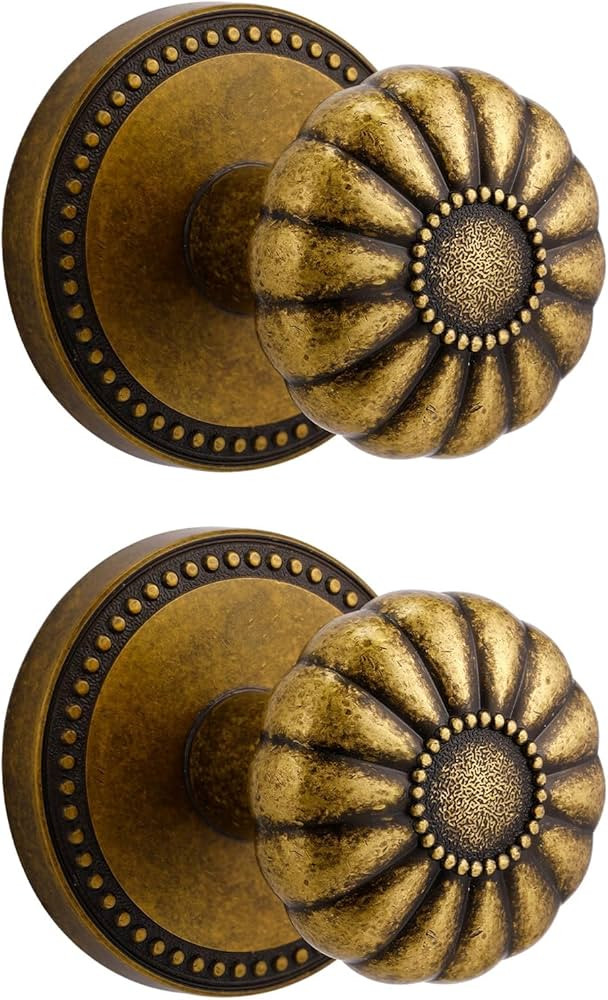 Antique Brass Door Knob Dummy Door Knobs Interior Dummy Door Handle Single Sided Decorative,Zinc ... | Amazon (US)